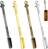Mini Spoon Metal Spice Medicine Spoon Shovel Small Scoop Home Supplies Pendants Necklace (MULTICOLOR)