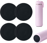 4 Pack Silicone Bottom Protector Mat for Lululemon Sport Water Bottle 18 24 OZ, Anti Slip Rubber Bottom with Adhesive, Noise Reducing