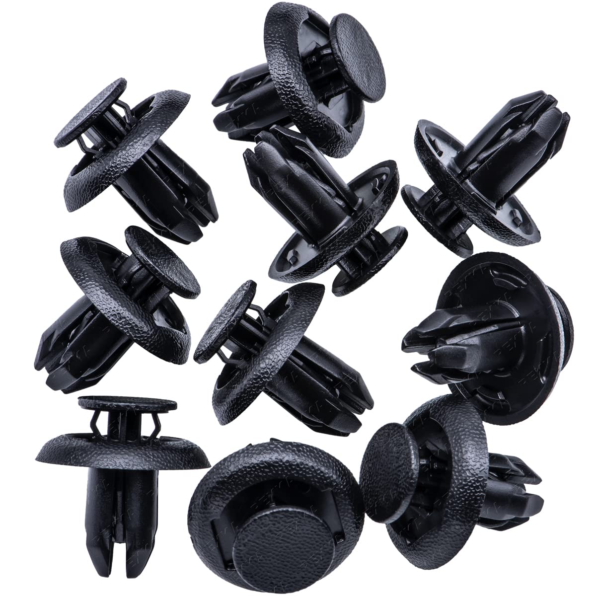 Rexka 10pcs Fender Liner Splash Shield Bumper Cover Clip Fastener Rivet for B45A-56-146A Mazda 3, 5, 6, CX-3, CX-5, CX-9 & MX-5 Miata Toyota Scion 90118-WB048