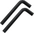 Biaungdo 2 Pcs Black 12mm Hex Key Wrench, Small Allen key Wrench, L Shaped Hexagon Hex Key Spanner Set Hexagon Head Replacement Repairing Tool for Repairing Bike, Furniture