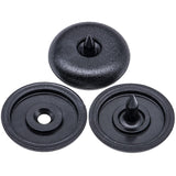 Rexka 2 Sets Front Top & Bottom Buttons Seat Belt Buckle Stop for BMW Mini 72111950829 72111917406
