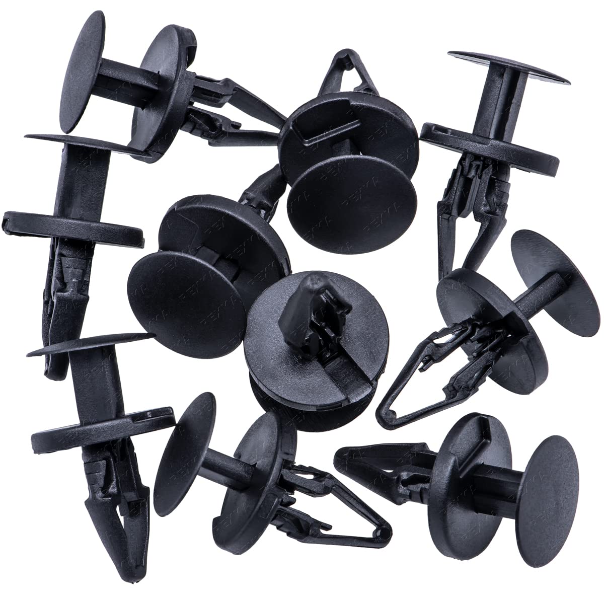 Rexka 10pcs Fender Liner Wheelhouse Liner Bumper Push Tpye Retainer Pin Clips Compatible with GM 11589289 Chrysler 6508863AA Jeep Ram Buick Cadillac Chevrolet GMC Hummer Pontiac Saturn Chrysler Dodge