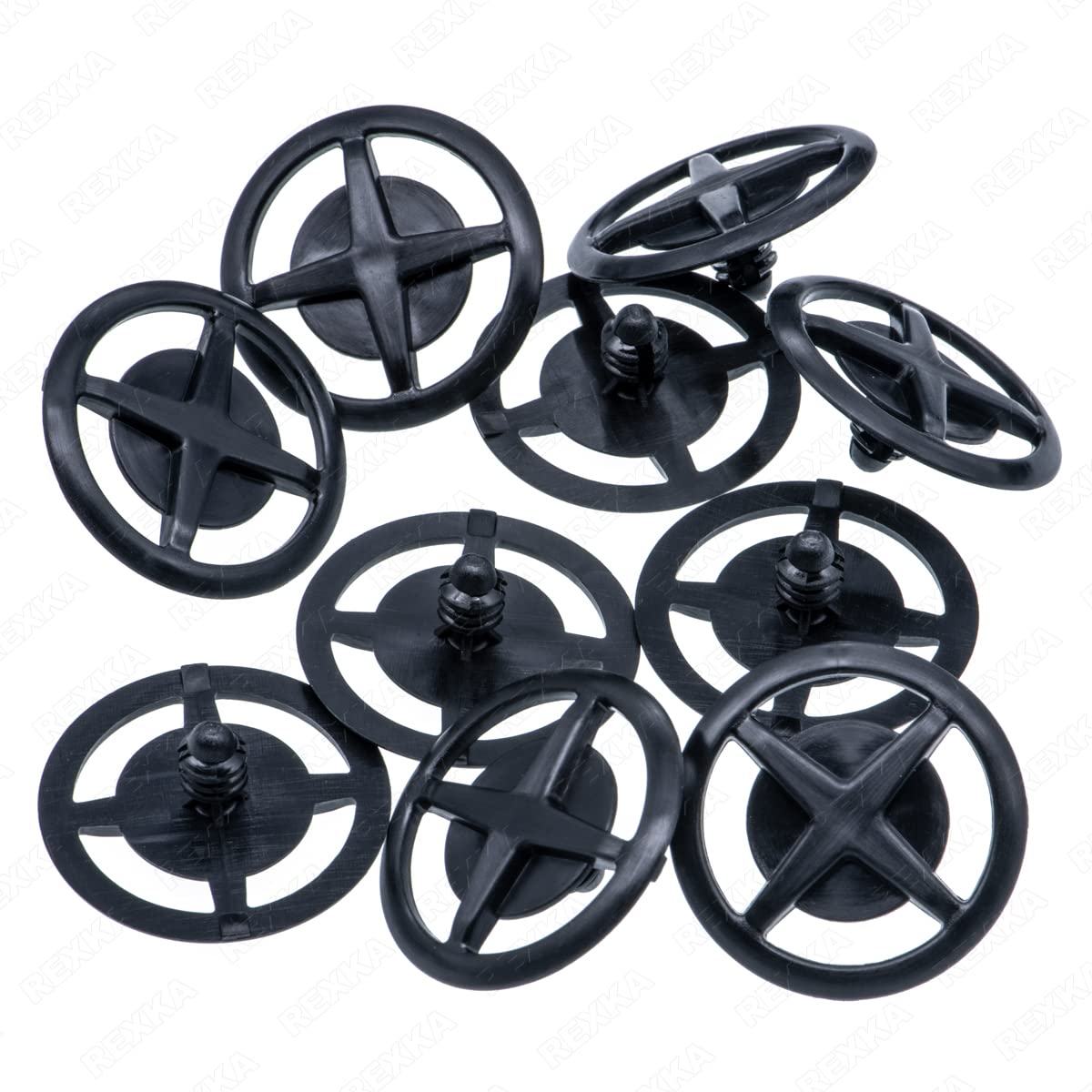 Rexka 10pcs Hood Insulation Pad Retainer Clip Compatible With Nissan Infiniti F5846-30f00 Altima Armada Frontier Leaf Maxima Murano Pathfinder Quest Rogue Sentra Titan Versa Xterra Jx35 Qx56 Qx60 Qx80