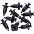 Rexka 10pcs Bumper Cover Retainer Clips 12mm Push Pin Compatible with Chrysler 6502625 07-18 Jeep Wrangler & Wrangler Unlimited JK Dodge Dakota Durango Ram 1500 2500 3500 4500 5500 GM 10140480