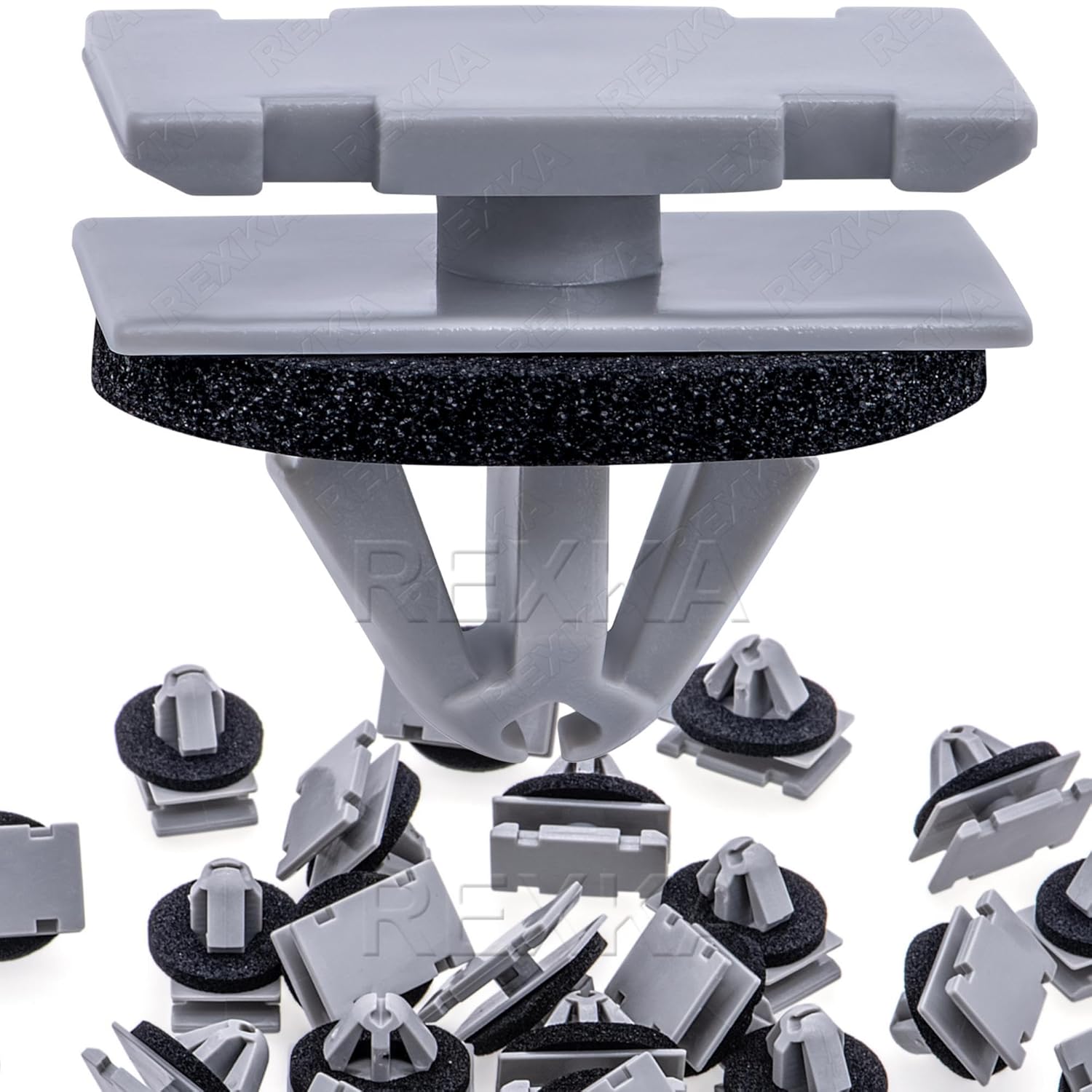 Rexka 20pcs Rocker Wheel Flare Moulding Clips Compatible with Jeep Grand Cherokee Compass Cherokee 68172491AA 68271803AA 68395627AA GM 11571175 19352782 Traverse