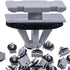 Rexka 20pcs Rocker Wheel Flare Moulding Clips Compatible with Jeep Grand Cherokee Compass Cherokee 68172491AA 68271803AA 68395627AA GM 11571175 19352782 Traverse