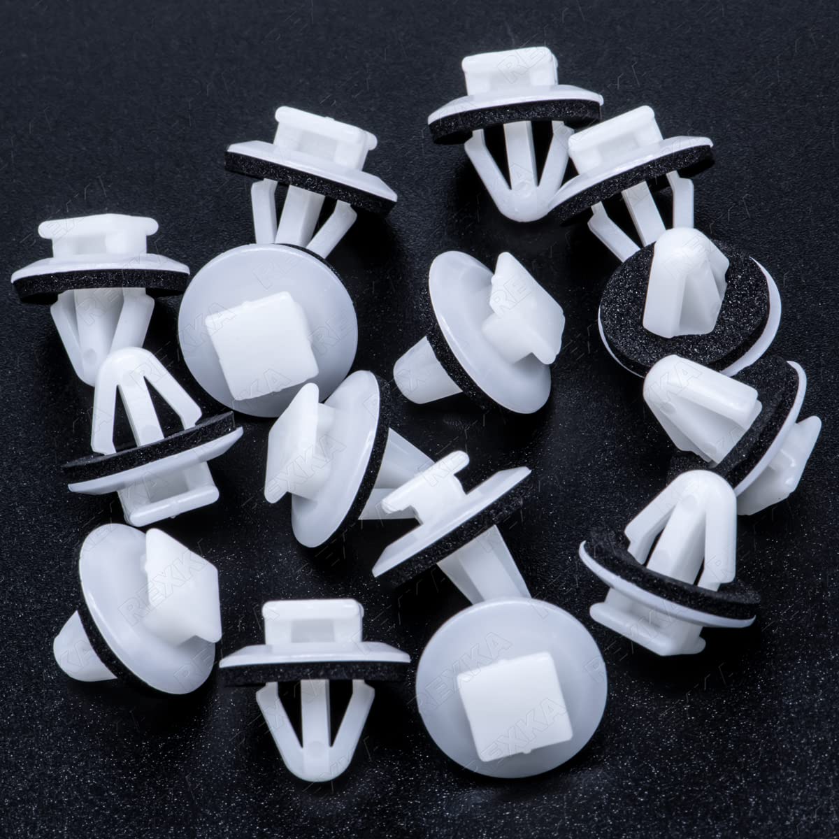 Rexka 15pcs Rear Moulding Door Panel Clips for Toyota Pick-Up Pontiac Vibe 62955-20020 GM 94848834
