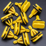 Rexka 10pcs Rocker Wheel Opening Spoiler Moulding Clip 15864780 Compatible with GM Chevy Cadillac GMC Buick Sierra Silverado Acadia Traverse Equinox Camaro Trailblazer XT5 Enclave Envision