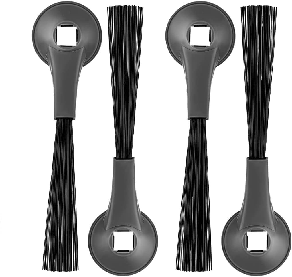 Side Brush or Shark AI AV2501S, AV2501AE, RV2502AE, RV2520AOUS, AV2510AOUS Robotic Vacuum Cleaner Replacement Parts - 4 Pack