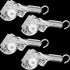 4 Pieces Blind Wand Tilter Control Wand or 1 Inch Mini Blind Head Rail Mechanism Replacement with D Shaped Gear Tilter Mechanism Hook Connection