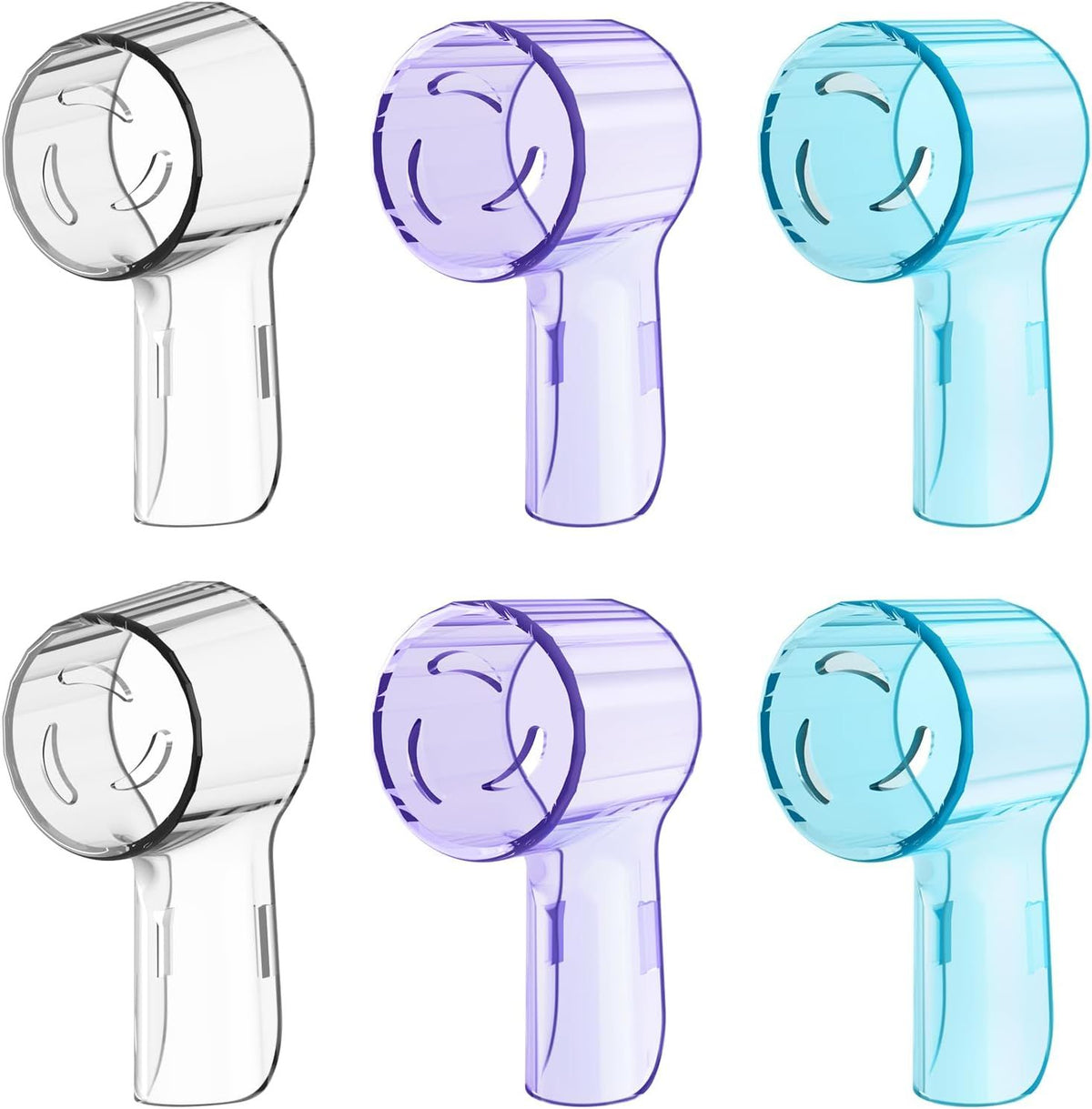 6 Pack Toothbrush Heads Dustproo Cover Compatible with Oral B, its or Oral-B iO Series, Pro 1000, 1500, 5000, 7500 Electric Toothbrush, Protects Brush Head and Convenient Travel