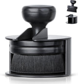 Car Tire Shine Applicator,Vegan Tire Shine Brush with Stand or Auto Detailing Cleaning Service (Black)