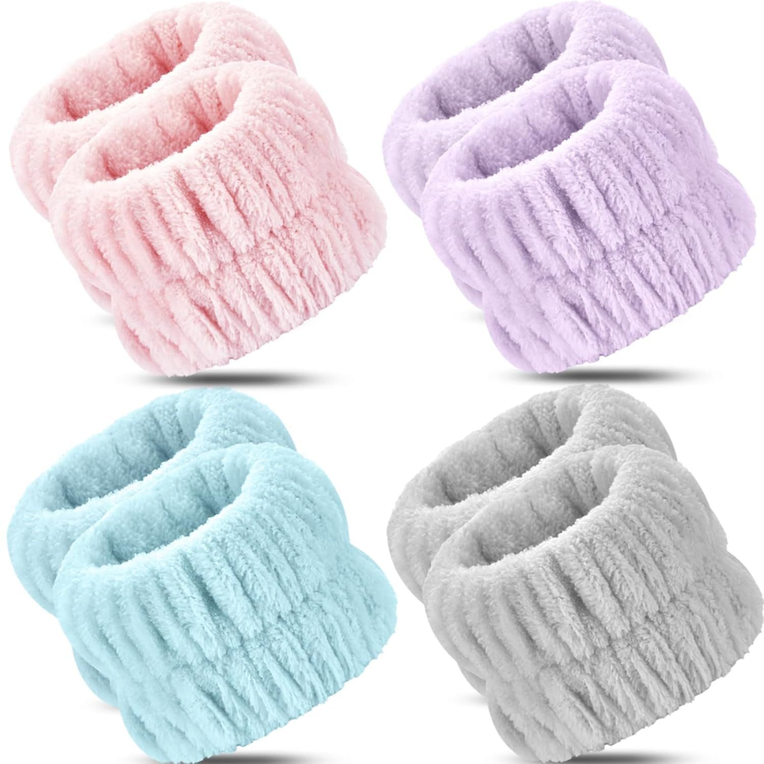 Wrist Bands or Washing ace, 8pcs Spa ace Washing Wristbands, Microiber Arm Wrist Towels, Absorbent Wash Wristbands or Woman Men, Prevent Water rom Spilling Down Your Arms