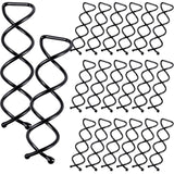 20PCS Spiral Hair Pins, Spin Pins Spiral Bobby Pins or Girls, Women and Kids, Non-Scratch Round Clip & Bun Twist, Stylish Bun Bobby Pins, Premium Spin Pins or Hair, Black