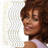 6PCS Glitter reckles ace, Glitter Makeup Speckles. Makeup Patches, ace Speckles or Women, (Gold)