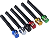 6 pcs Motorcycle Breather Hose Gas uel Tank Cap Vent, Motorcycle Gas Cap Vent Hose Tube, Aluminum Universal Breathing Tube its All O-Road Motorcycles ATVs, its Pit Dirt Bike