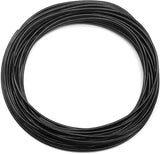 Biaungdo 1/8" OD Pneumatic Tubing Pipe, Black PU Air Brake Hose Line for Air Compressor Fitting, Water Fluid Transfer (10 Meter/32.8ft)