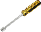 Biaungdo 7mm Socket Wrench Screwdriver, Hex Socket Wrench High-Carbon Steel Hexagon Nut Driver Non-Magnetic Tip Hex Nut Screwdriver Hand Tool for Repairs(Plastic Handle)