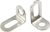 Biaungdo 30 Pcs 18x18x29mm/0.7"x0.7"x1.14" Adjustable Right Angle Brackets L-Shape Corner Brace Support Silver