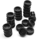 Biaungdo 60 Pcs Rubber Grommet, 5/8" Drill Hole Double-Sided Black Synthetic Rubber Grommet for Wire Protection, Firewall Plug Round Grommet (14mm x 16mm)