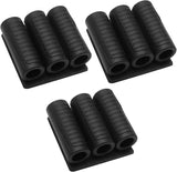 Biaungdo Drill Bit Holder, 3 Pack Adhesive Drill Bit Sleeve Organizer, High Strength Bit Holder for Impact Drivers and Drill, Hold 6 Driver Bits on the Side of Power Drill