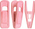 Brush Pink Velvet Hangers Clips 20 PCS, Premium Velvet Clips for Thin Velvet Hanger, Non Slip Strong Finger Clips Perfect for Suit Skirt Pant Clothes Velvet Hangers