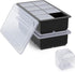 Bangp Large Ice Cube Tray for Whiskey,2 Pack Stackable Big Ice Cube Molds Make 16 Big Whiskey Ice Cubes,Easy Release Square Ice Cube Maker for Cocktails,Whiskey,Soups and Frozen Treats