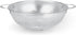 Colander Stainless Steel 3-Quart, Metal Strainer with Base, Strainer for Kitchen Food, Dishwasher Safe