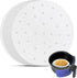 YQL 7 Inch Air Fryer Liner,200PCS Parchment Paper for Air Fryer Precut Perforated Parchment Paper Steaming Paper for Steaming Basket and More