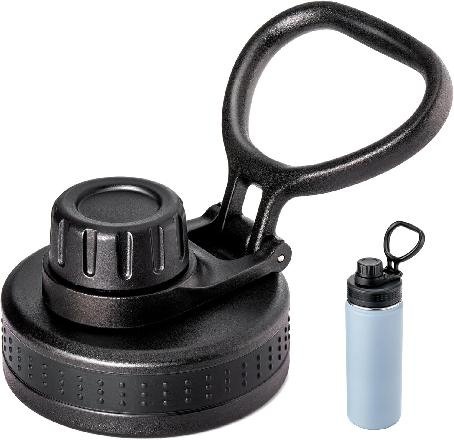 Spout Replacement Lid for Hydrapeak Wide Mouth14 26 32 40 50 Oz Bottles, Chug Lid with Ergonomic Handle, BPA - Free