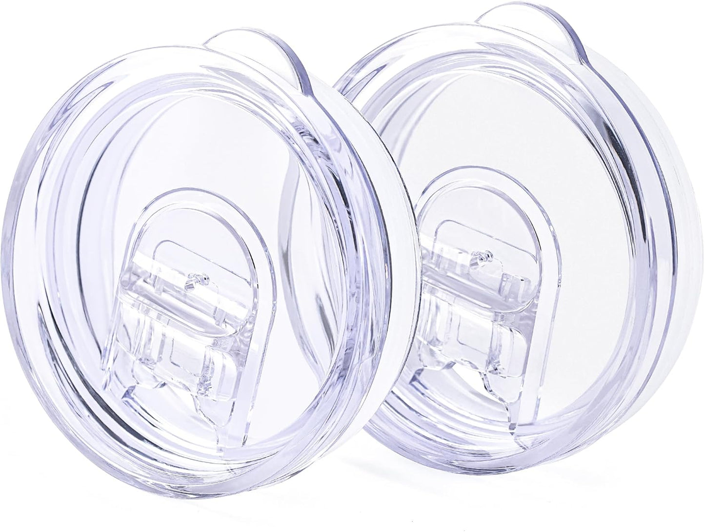 2 Pack 20 oz Skinny Tumble Lids,Replacement Spill Proof Splash Resistant Sliding Cup Covers for 2.73" Inner DiameterTumbler,Straw Friendly,BPA Free