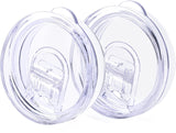 2 Pack 20 oz Skinny Tumble Lids,Replacement Spill Proof Splash Resistant Sliding Cup Covers for 2.73" Inner DiameterTumbler,Straw Friendly,BPA Free