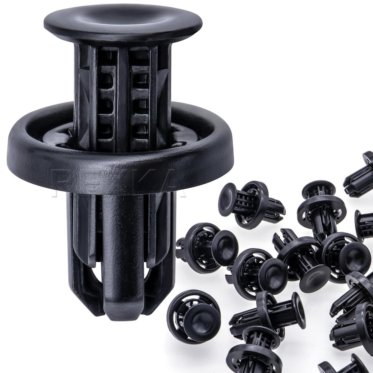 Rexka 40pcs Rear Front Bumper Cover Fender Grille Under Cover Push-Type Retainer Clip Fastener Rivet 91505-TM8-003 for Honda Acura