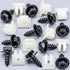 Rexka 10 Sets Bumper Cover Splash Shield Mud Guard Screw Bolt & Nylon Screw Grommet Nuts for Toyota Lexus 90159-60498 RAV4 Avalon Camry Highlander Prius ES300h GS350