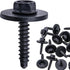 Rexka 15pcs M4.2 Fender Liner Door Trim Panel Wheelhouse Liner Bumper Cover Side Shield Retainer Screw Bolt for Ford W716345S450B Edge Escape F-150 Fusion Mustang Lincoln MKC MKX MKZ W716345-S450B