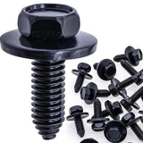 Rexka 15pcs 5/16"-18 x 7/8" Indented Hex Head Sems Body Bolts Screw for GM Chevy GMC Trucks 12337916 3846202 Fender Pickup Box Radiator Air Intake Exhaust Seat Interior Exterior Trim Panel Engine