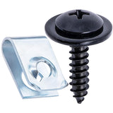 Rexka 15 Sets Fender Liner Splash Shield Screw U Nut Kit for Honda Acura 90308-SB2-013 90114-SE0-000 Accord Civic CR-V Crosstour Element Odyssey Passport Pilot Ridgeline S2000 & More Radiator Support