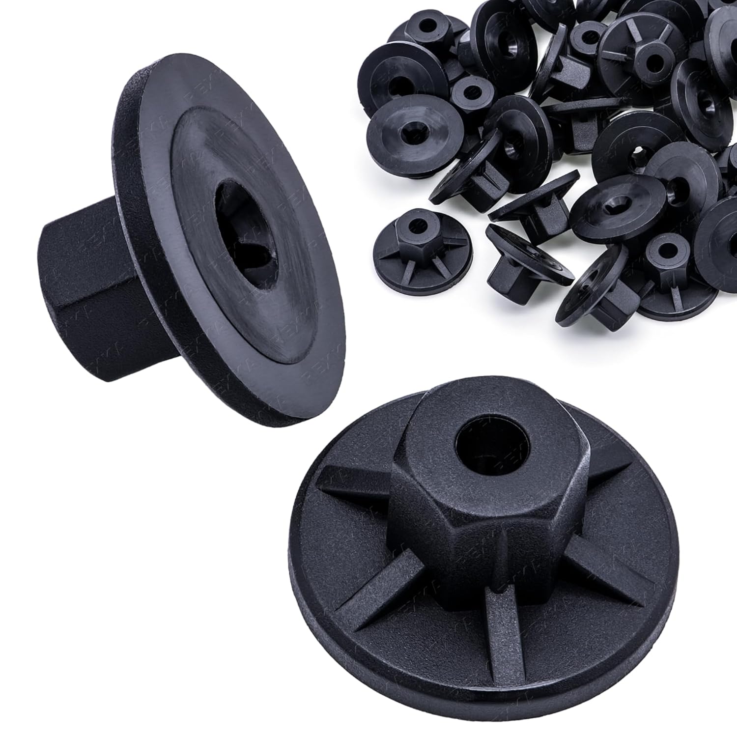 Rexka 30pcs Fender Liner Splash Shield Under Cover Nut for Audi Volkswagon Porsche N90757901 N90352101