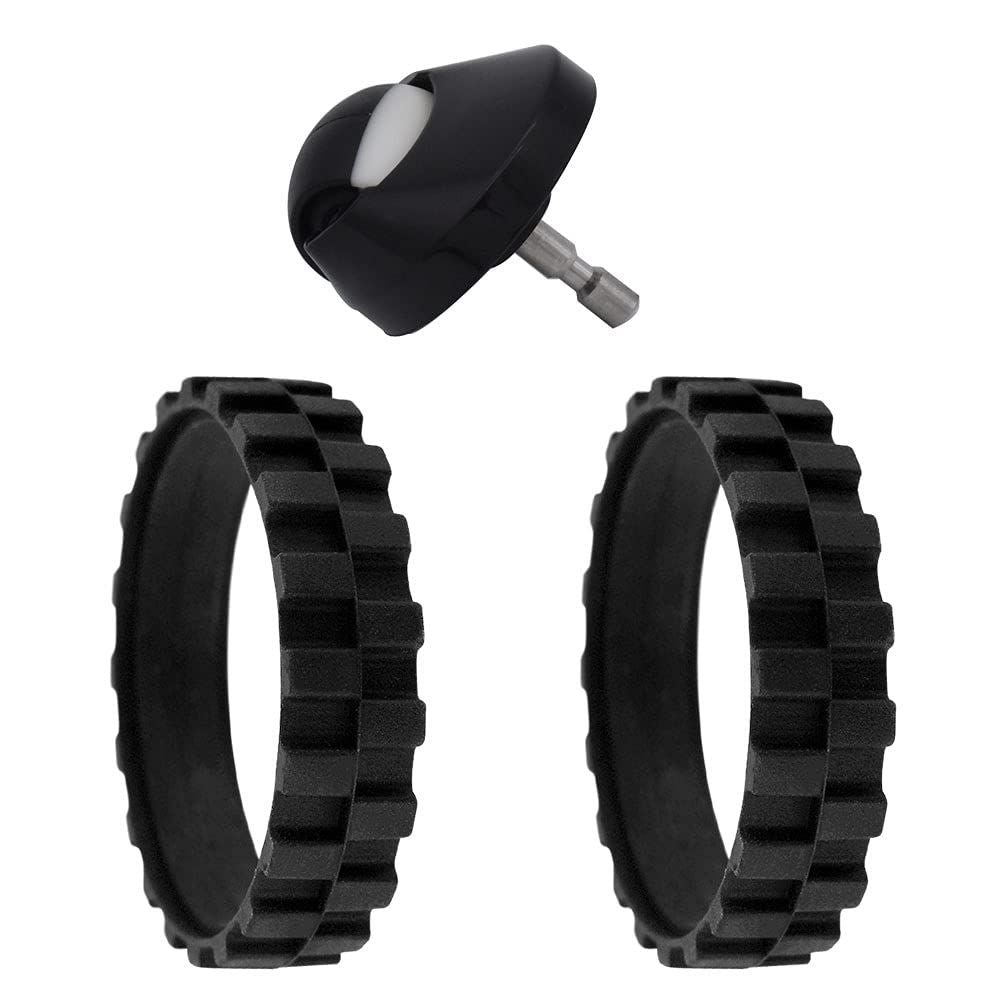 Replacement ront Caster Ball Wheel Tire Kit Compatible with iRobot Roomba 500, 600, 700, 800, 900, e and i Series Models.