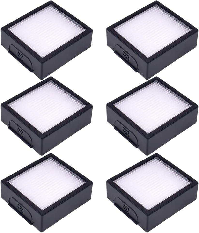 ilter Compatible with iRobot Roomba Combo j7+, Combo j9+, 10 Max, Robotic Vacuum and Mop Replacement ilter Parts, High-Eiency HEPA, 6-Pack
