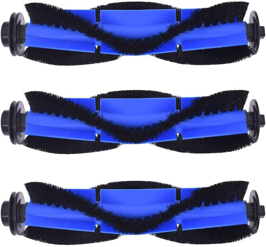 Replacement Rolling Brushes Rollers Compatible with euy RoboVac 11S, 15T, 30, 30C, 15C, 12, 25C, 35C, 11S Max, 15C Max, G20, G30, G30 Edge, Robot Vacuums Parts, 3-Pack.