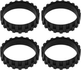 Replacement Rubber Wheel Tires Compatible with iRobot Roomba 500, 600, 700, 800, 900, e, i, j & S Series Models, Anti-slip, Great Adhesion and Easy Assembly, 4-Pack.