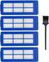 Replacement ilters Compatible with euy RoboVac 11S Max, 30C Max, G30, G30 Edge/Hybrid/Verge, G10, G20, Robot Vacuum Parts Accessories, 4-Pack.
