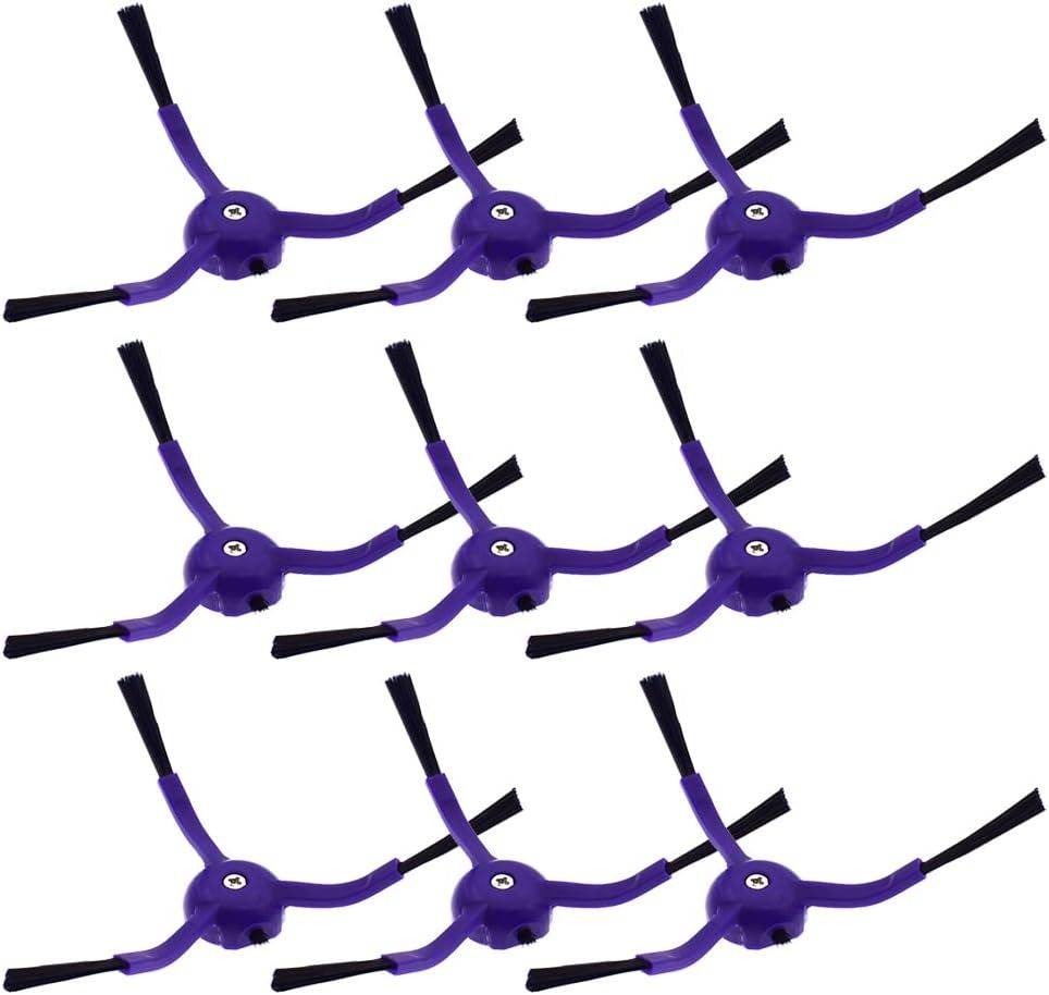 Replacement Side Brushes Compatible with euy RoboVac X8, X8 Hybrid, Robot Vacuum and Mop Cleaners Spare Parts Accessories, 9-Pack.