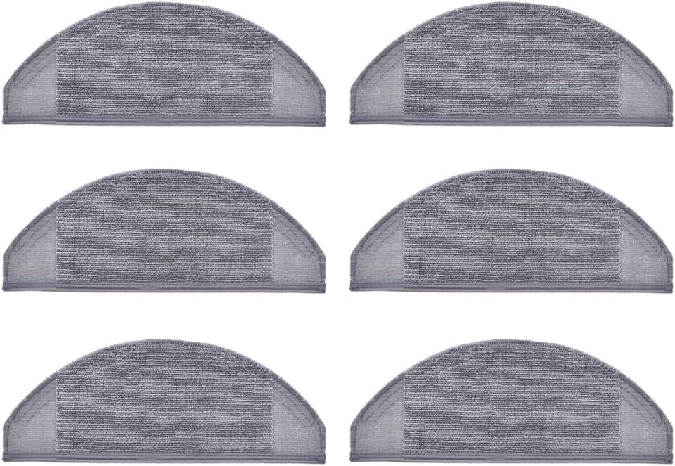 Washable Mopping Cloth Compatible with euy RoboVac X8 Hybrid Robot Vacuum and Mop Cleaners Spare Replacement Parts Accessories, 6-Pack.