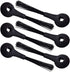 6-Pack IQ Robot Side Brushes, or Shark Robot R100, R101AE, RV1000, RV1001AE, RV1001, UR1005AE, RV911S Vacuum Models Anti-Tangle Pet Hair, Carpets, Hard loors Easy Install Brush Head Tool Kit