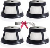 4 ilter Sets Compatible with Bissell AeroSlim Cordless 29869 29861 29867 29868 29866 2986 Handheld Vacuums,Compare to Part # 1624405