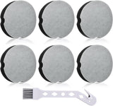 6 Pack ilter Replacement or Bissell Cleanview Compact Turbo 3508 3437 Powerorce Compact Lightweight Upright 2112 1520 or Bissel Turbo Bagless 2690 Vacuum, Parts #1604896/160-4896