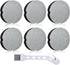 6 Pack ilter Replacement or Bissell Cleanview Compact Turbo 3508 3437 Powerorce Compact Lightweight Upright 2112 1520 or Bissel Turbo Bagless 2690 Vacuum, Parts 