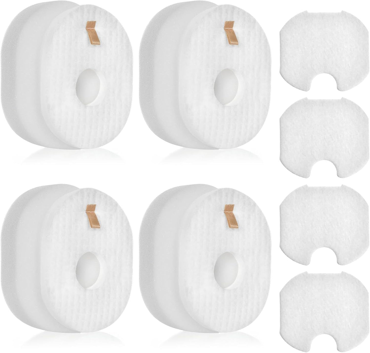 4 Pack ilter Replacement or Shark Rocket HV301, HV302, HV30126, HV300, HV305, HV292, HV307Q, QS301Q, HV310, UV450 Ultralight Corded Stick Vacuum, Part #XV300, 4 oam + elt + Post ilters